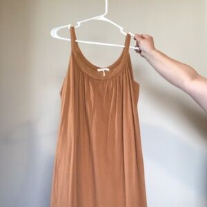 Toffee Colored Straight Spaghetti Strap Dress Nordstrom